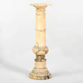 Continental marble pedestal
