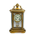 French crystal regulator clock