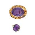 Amethyst  yellow gold or gemset jewelry