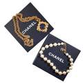 Two chanel costume necklaces