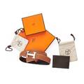 Gentlemens hermes leather wallet  belt