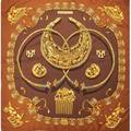 Hermes silk les cavaliers dor scarf