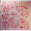 Hermes silk chiffon les pivoines scarf