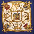 Hermes silk grand uniforme scarf