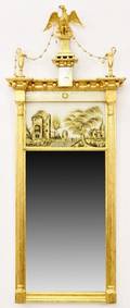 Fine Federal Giltwood  glomis Wall Mirror
