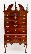 American Queen Anne Mahogany Highboy C 1730