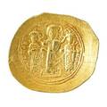 Ancient byzantine romanus iv gold nomisma