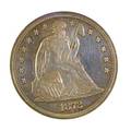 Us proof 1872 seated liberty dollar