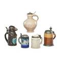 Continental stoneware steins