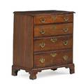 George iii mahogany bachelors chest