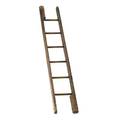English leather bound folding library ladder