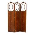 Edwardian mahogany screen