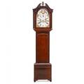 English mahogany tall case clock