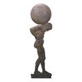 Art deco bronze figure of atlas