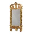 Continental rococo style giltwood mirror