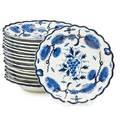 English blue and white porcelain plates