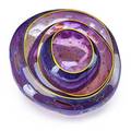 Dale chihuly purple basket set