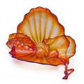 Dale chihuly cowslip orange persian set