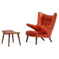 Hans wegner ap stolen papa bear chair ottoman