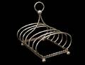 GEORGIAN STYLE STERLING SILVER TOAST RACK