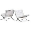 Ludwig mies van der rohe pair of barcelona chairs