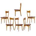 Ico and luisa parisi six dining chairs