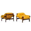 Percival lafer pair of lounge chairs