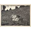 Wharton esherick woodblock print
