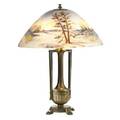 Moebridges co table lamp snowy landscape
