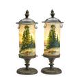 Handel pair of mantel lamps
