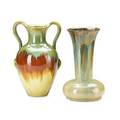 Fulper two vases