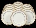 SET OF FOURTEEN SPODE PORCELAIN SERVICE PLATES
