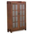 L  jg stickley doubledoor bookcase