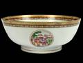 GOOD EXPORT PORCELAIN PUNCH BOWL