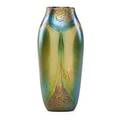 Tiffany studios large early cypriote glass vase