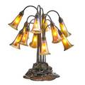 Tiffany studios twelvelight lily table lamp