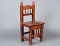 PROVINCIAL STYLE OAK CHILDS SIDE CHAIR