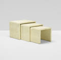Karl Springer   custom nesting tables set of three
