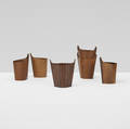 PS Heggen   wastepaper baskets set of six