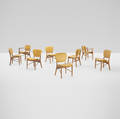 Finn Juhl attribution   dining chairs set of eight