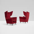Gio Ponti   lounge chairs pair