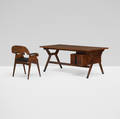 Ico and Luisa Parisi   early Terni desk model 1601 and chair