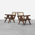 Pierre Jeanneret   pair of Easy armchairs from Chandigarh