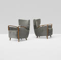 Melchiorre Bega   pair of lounge chairs model 512