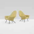 JosephAndre Motte   lounge chairs model 770 pair