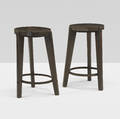 Pierre Jeanneret   pair of stools from Punjab University Chandigarh