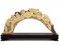 CARVED EROTIC IVORY BRIDGE