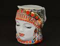 RUSSIAN PORCELAIN FACE MUG