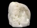 CARVED WHITE JADE MOUNTAIN