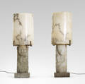 Spanish   table lamps pair